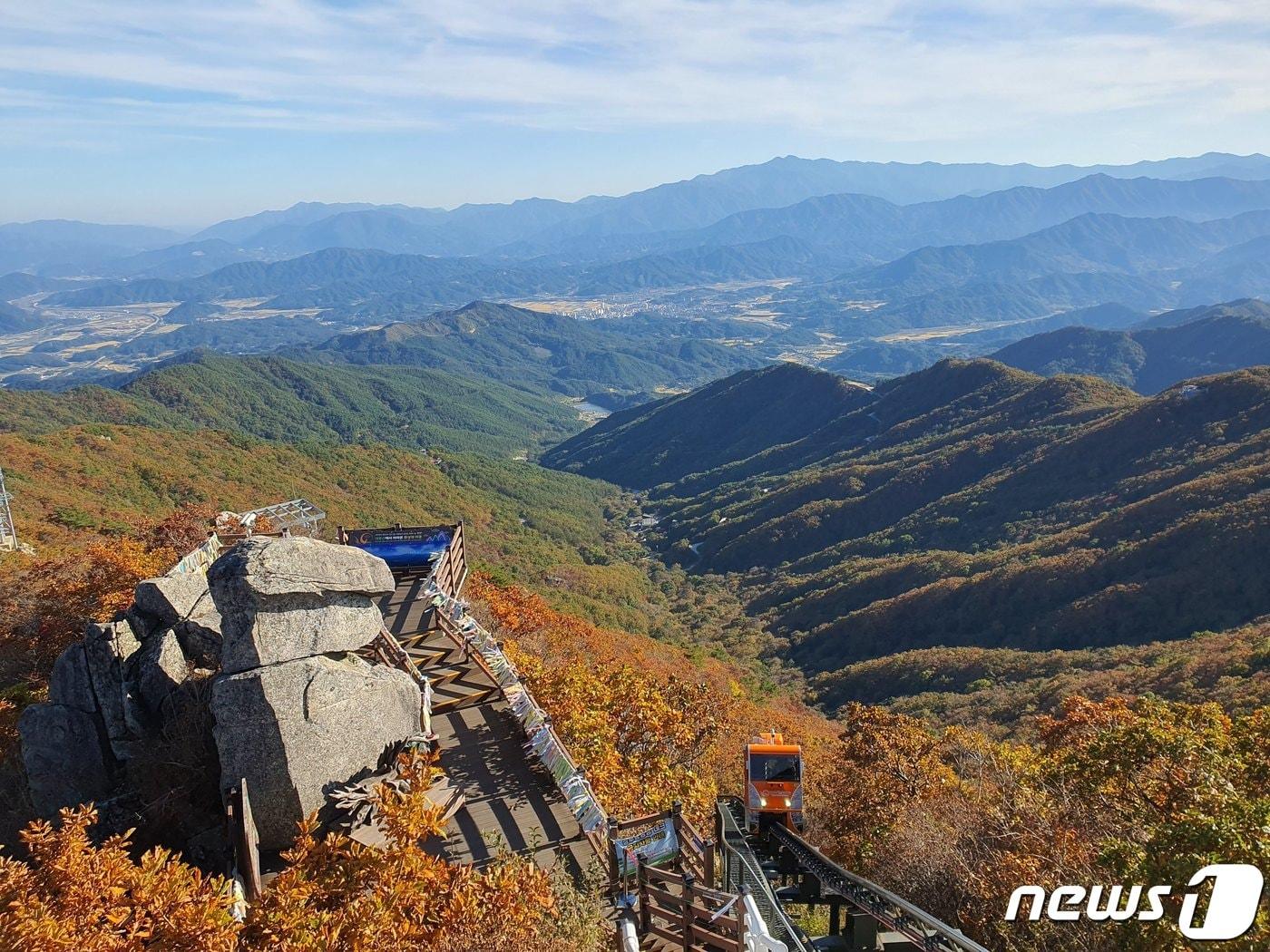 함양대봉산휴양밸리 전경&#40;함양군 제공&#41;.