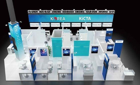 MWC 2024 KOREA 우수 IT·ICT 홍보관 디자인. &#40;한국정보통신기술산업협회 제공&#41;