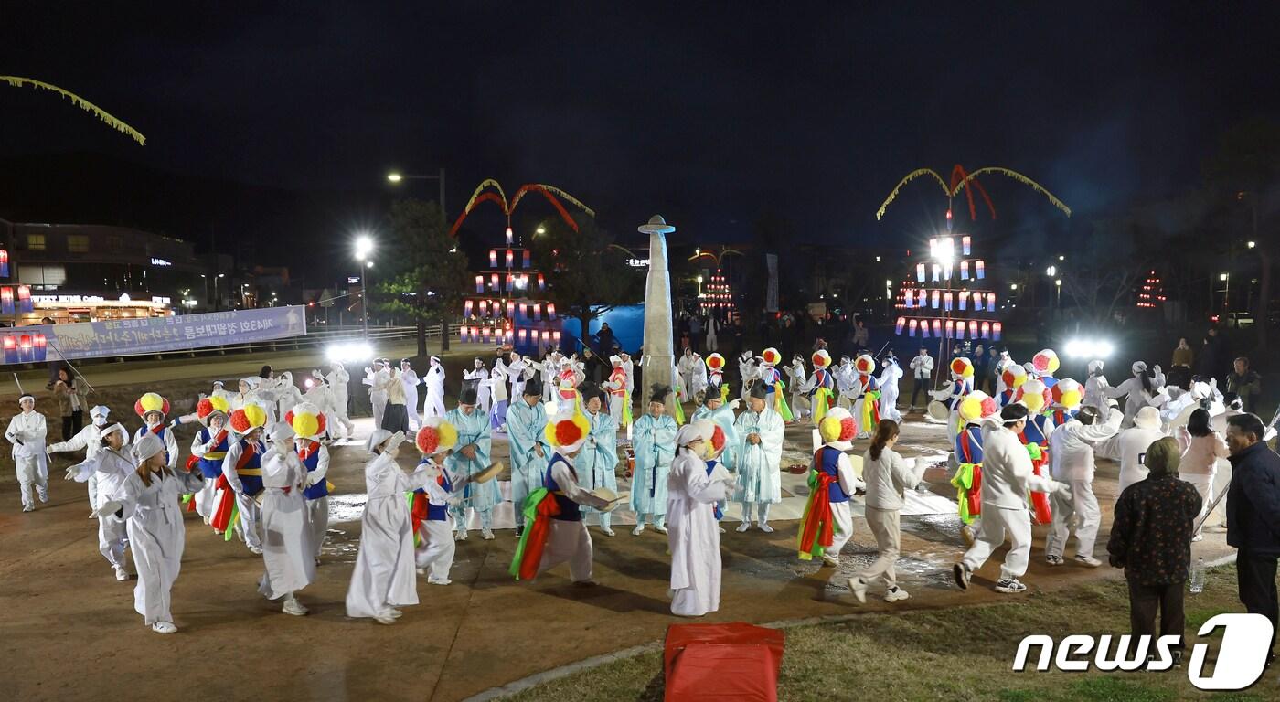 제43회 고창오거리당산제 대동놀이&#40;고창군 제공&#41;2024.2.23/뉴스1 