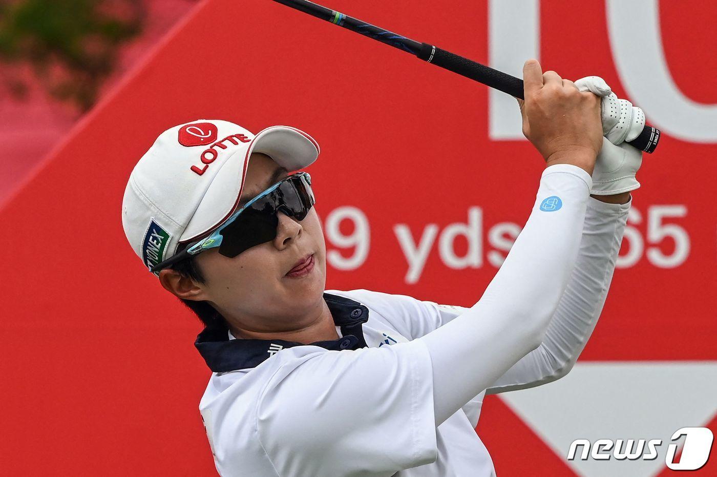 미국여자프로골프&#40;LPGA&#41; 투어의 김효주. ⓒ AFP=뉴스1