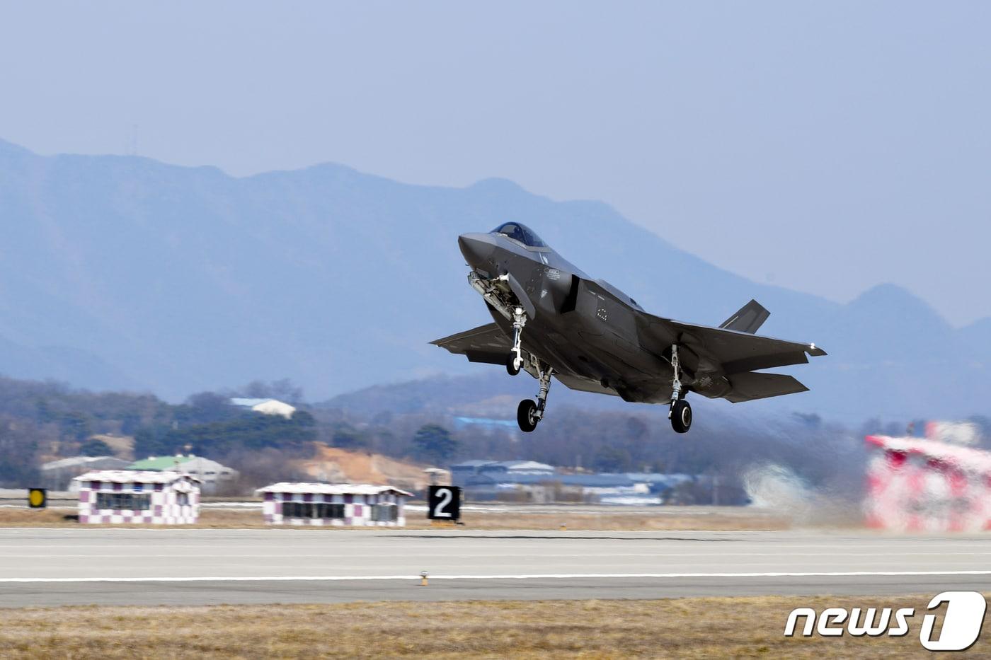 우리 공군의 F-35A 스텔스 전투기. &#40;공군 제공&#41; 2024.3.13/뉴스1