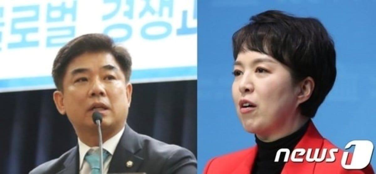 경기 성남분당을 더불어민주당 김병욱&#40;왼쪽&#41;, 국민의힘 김은혜 후보&#40;오른쪽&#41;/