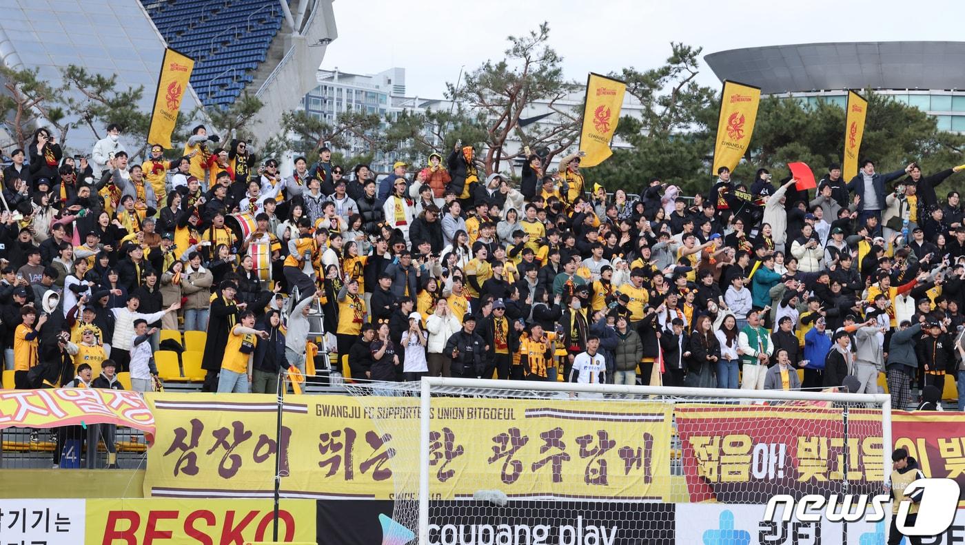 창단 후 처음으로 아시아축구연맹&#40;AFC&#41; 챔피언스리그 엘리트&#40;ACLE&#41;에 나서는 광주FC가 준비에 여념이 없다. /뉴스1 ⓒ News1 김태성 기자