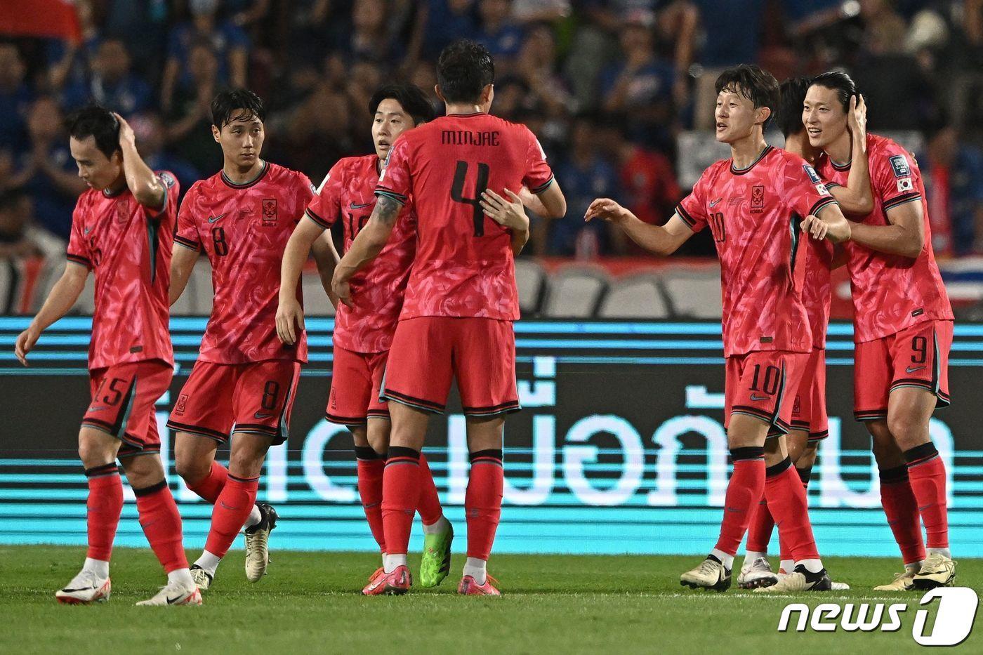 한국이 태국을 3-0으로 이겼다. ⓒ AFP=뉴스1