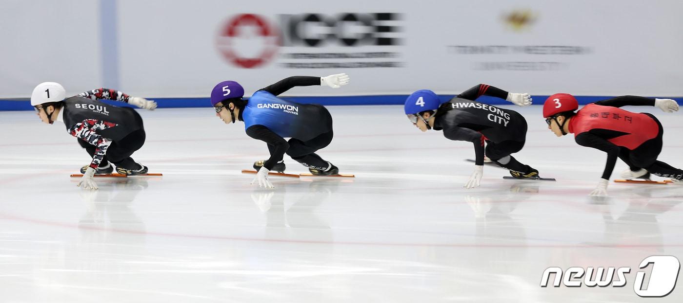 쇼트트랙 대표팀 선발전에 나선 선수들. &#40;사진은 기사 내용과 무관함&#41;  / 뉴스1 DB ⓒ News1 이동해 기자