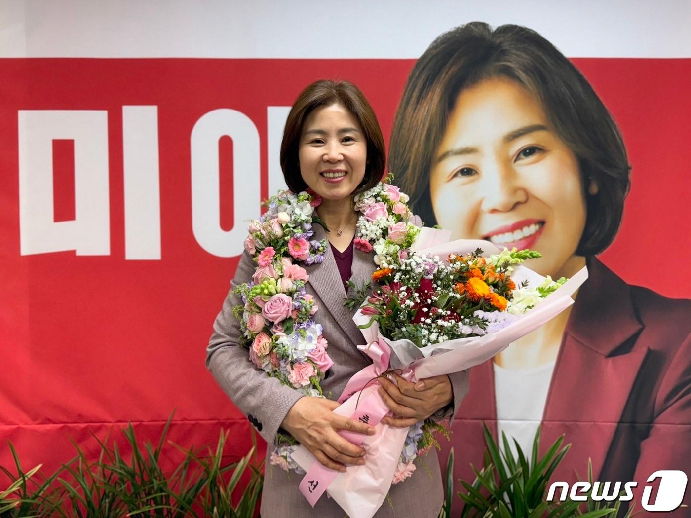 부산 해운대을 선거구 김미애 국민의힘 국회의원 당선인&#40;김미애 캠프 제공&#41;