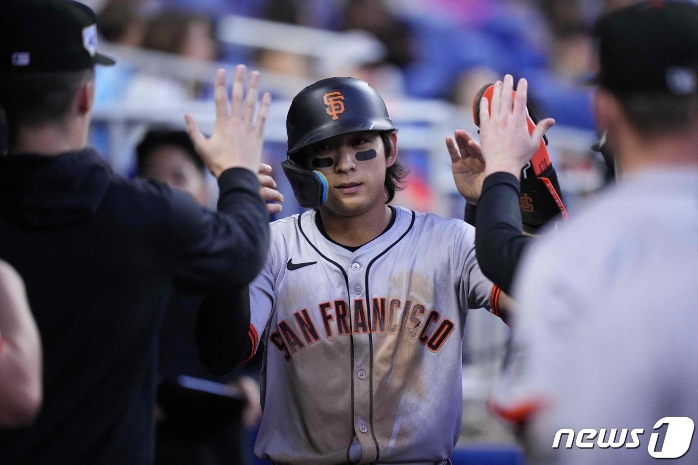 이정후가 메이저리그 진출 후 두 번째 휴식을 얻었다. ⓒ AFP=뉴스1