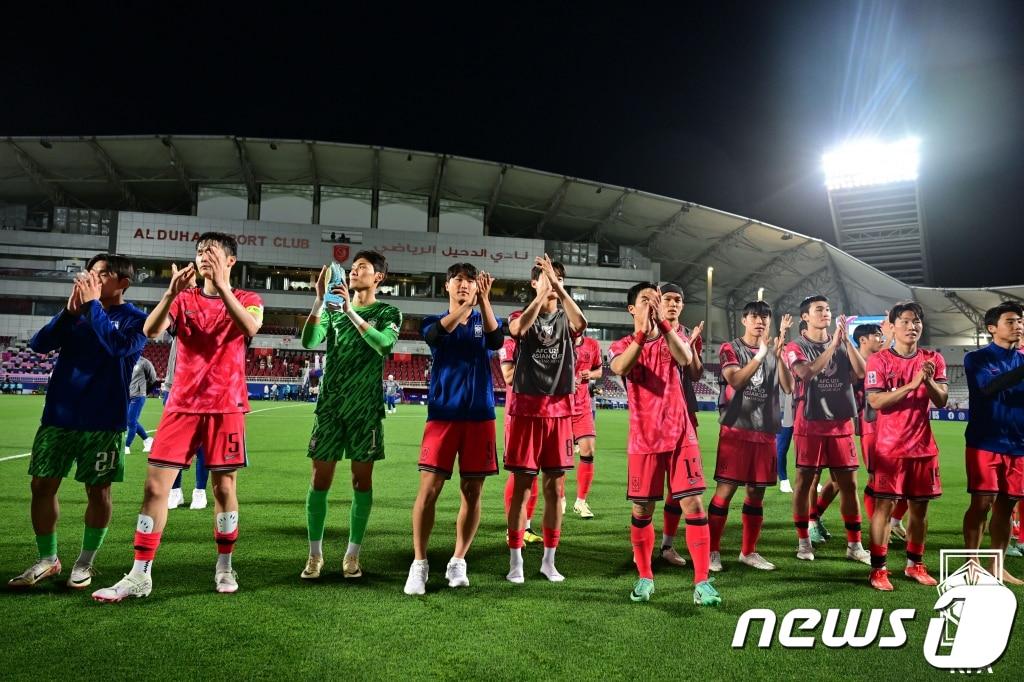 23세 이하&#40;U23&#41; 축구 대표팀 선수들. &#40;축구협회 제공&#41; /뉴스1 ⓒ News1 신웅수 기자