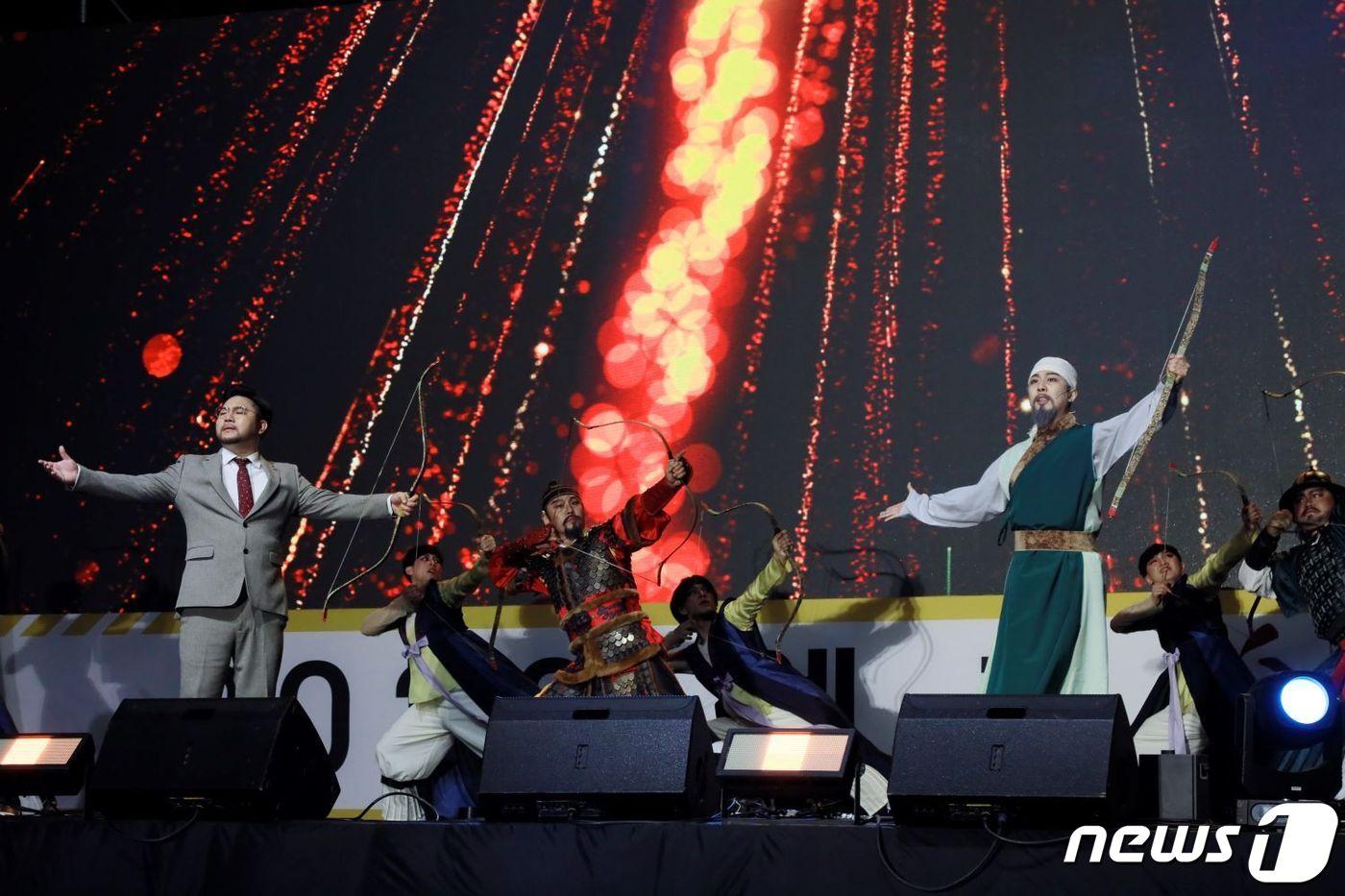 지난해 활축제의 공연 모습&#40;예천군 제공&#41;2024.4.2/뉴스1