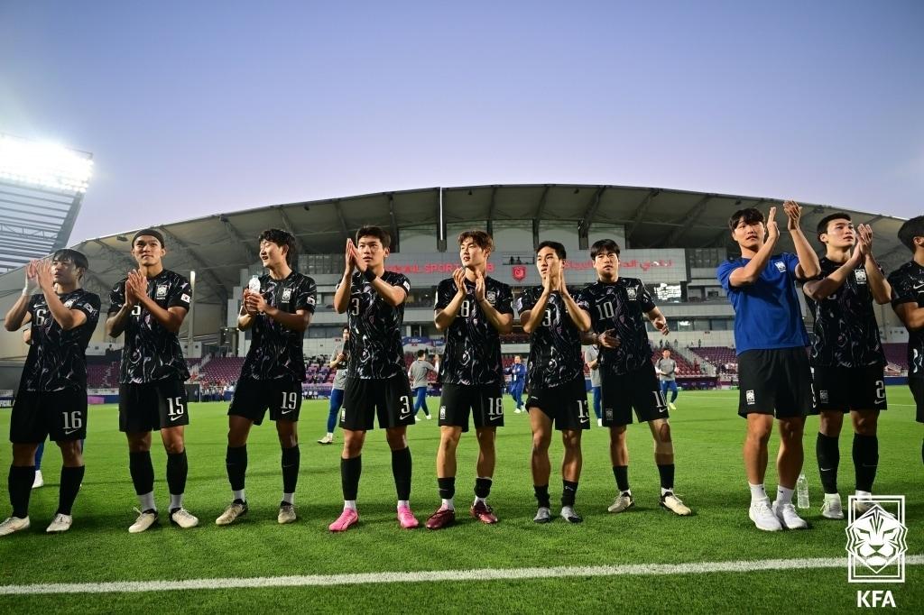 중국을 꺾은 한국 축구대표팀&#40;대한축구협회 제공&#41; 