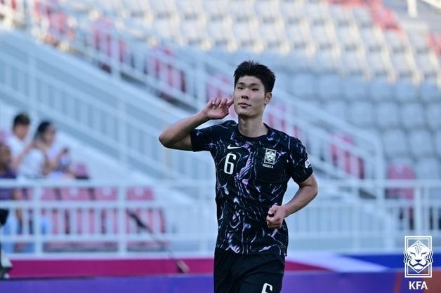 그라스호퍼의 이영준. 사진은 U23 대표팀에서 활약하던 이영준.. &#40;대한축구협회 제공&#41; 2024.4.20/뉴스1