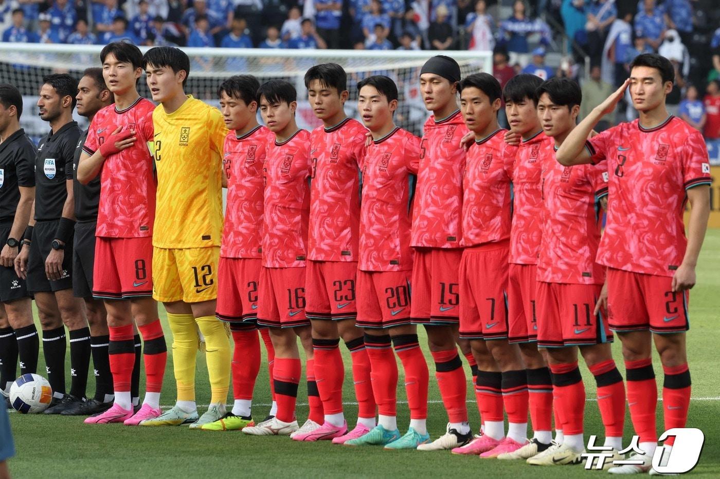 한국 U23 축구 대표팀ⓒ AFP=뉴스1