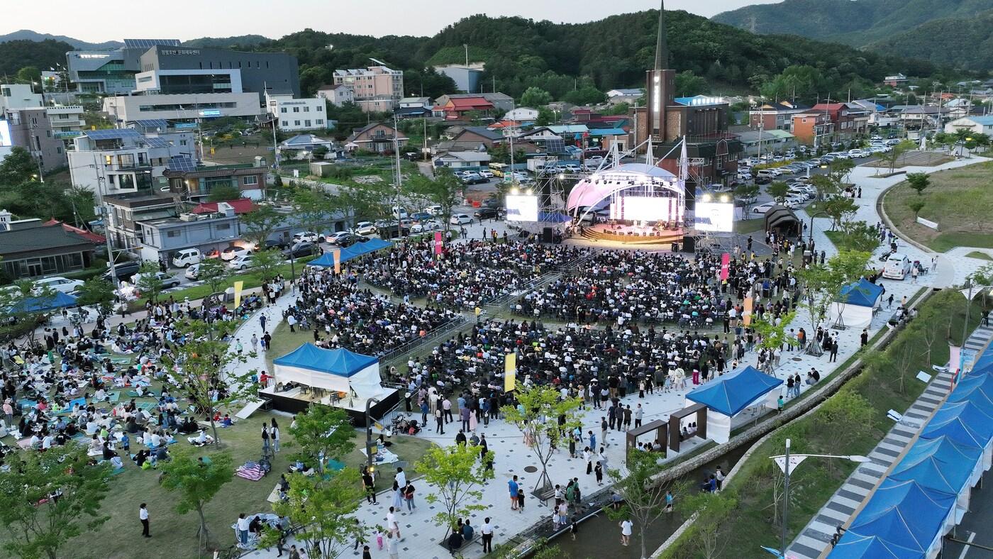  청춘역 1979 공원에서 열린 뮤직 페스티벌&#40;가평군 제공&#41;/뉴스1