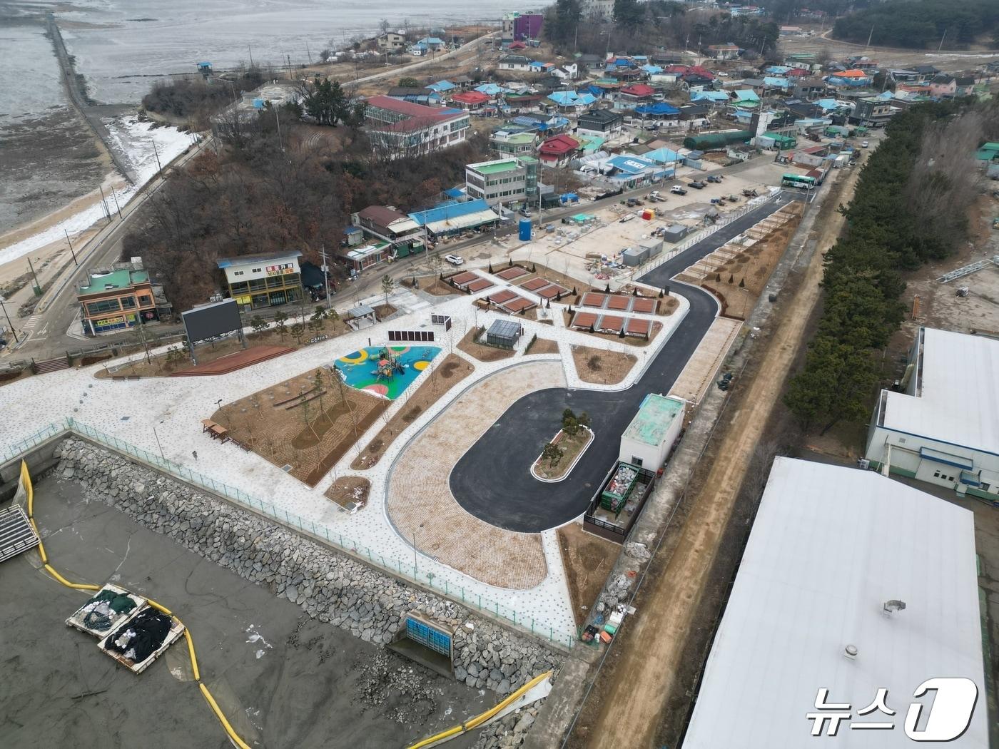 화성 고온항 쿠니평화공원 조망도.&#40;경기도 제공&#41;