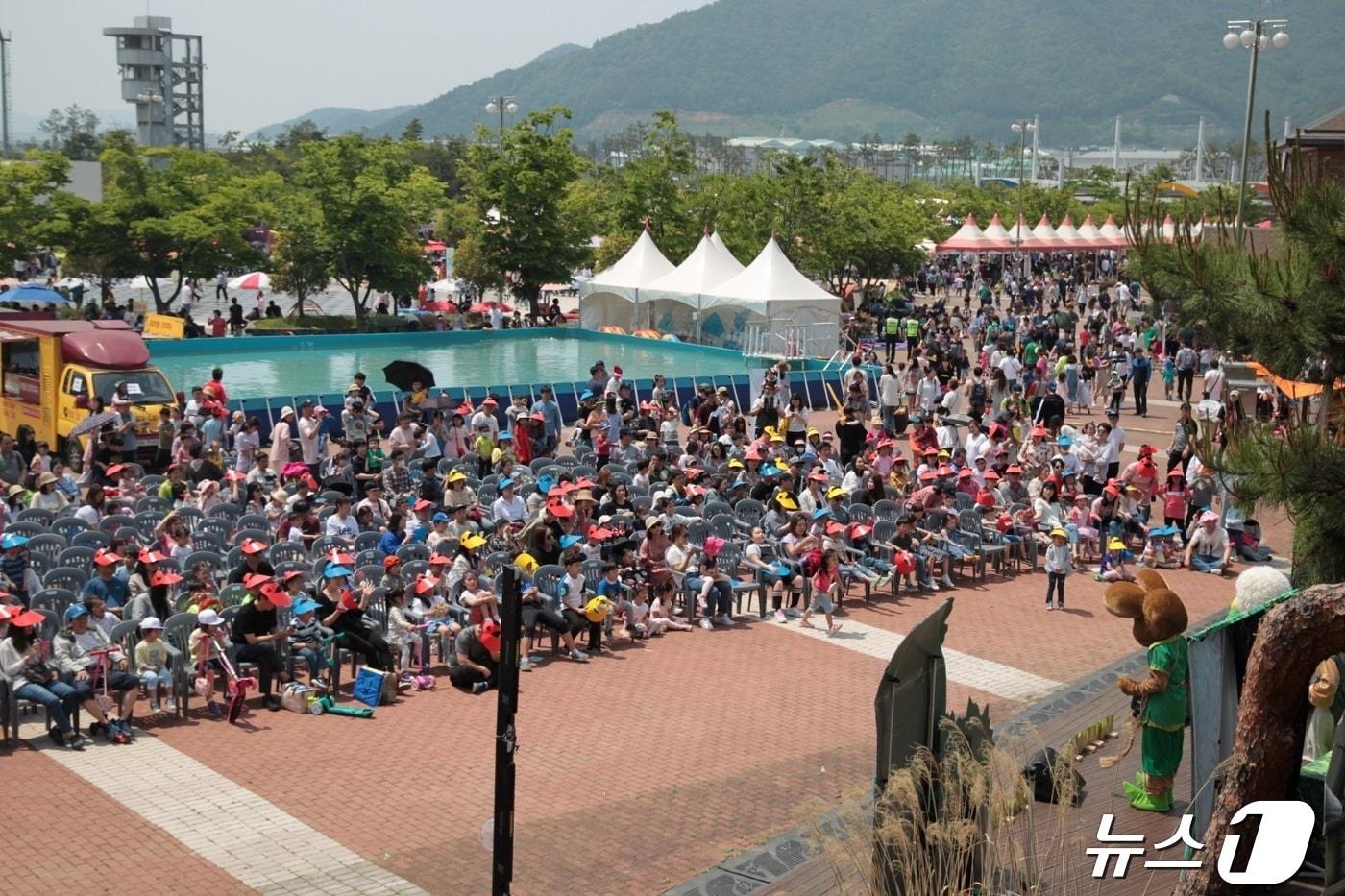 렛츠런파크 부산경남 어린이날 행사 모습&#40;렛츠런파크부산경남 제공&#41;