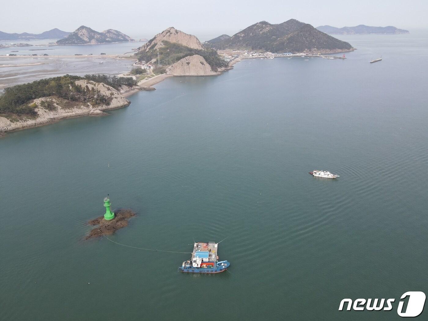 고군산군도 수중문화재 조사해역.2024.4.8/뉴스1