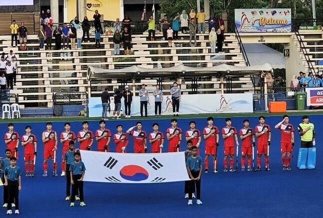 한국 남자 하키대표팀. &#40;대한하키협회 제공&#41;