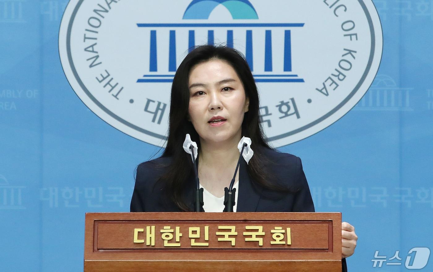 강유정 더불어민주당 원내대변인. 뉴스1 ⓒ News1 임세영 기자