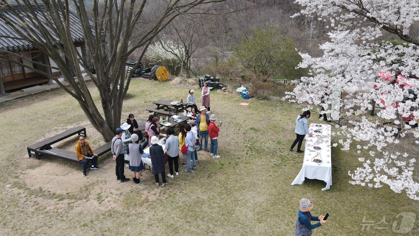 제1차 금산 일주일 살기 프로그램 모습.&#40;금산군 제공&#41;/ 뉴스1 ⓒ News1 