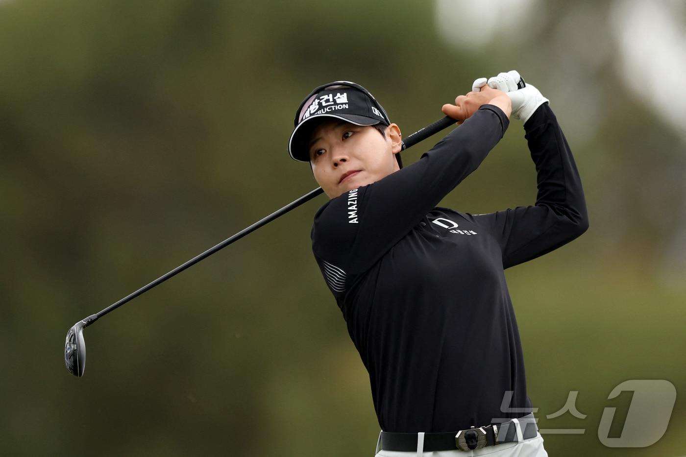 LPGA 미즈호 아메리카스 오픈에서 3라운드까지 공동 8위를 달리고 있는 이소미&#40;25·대방건설&#41;. ⓒ AFP=뉴스1