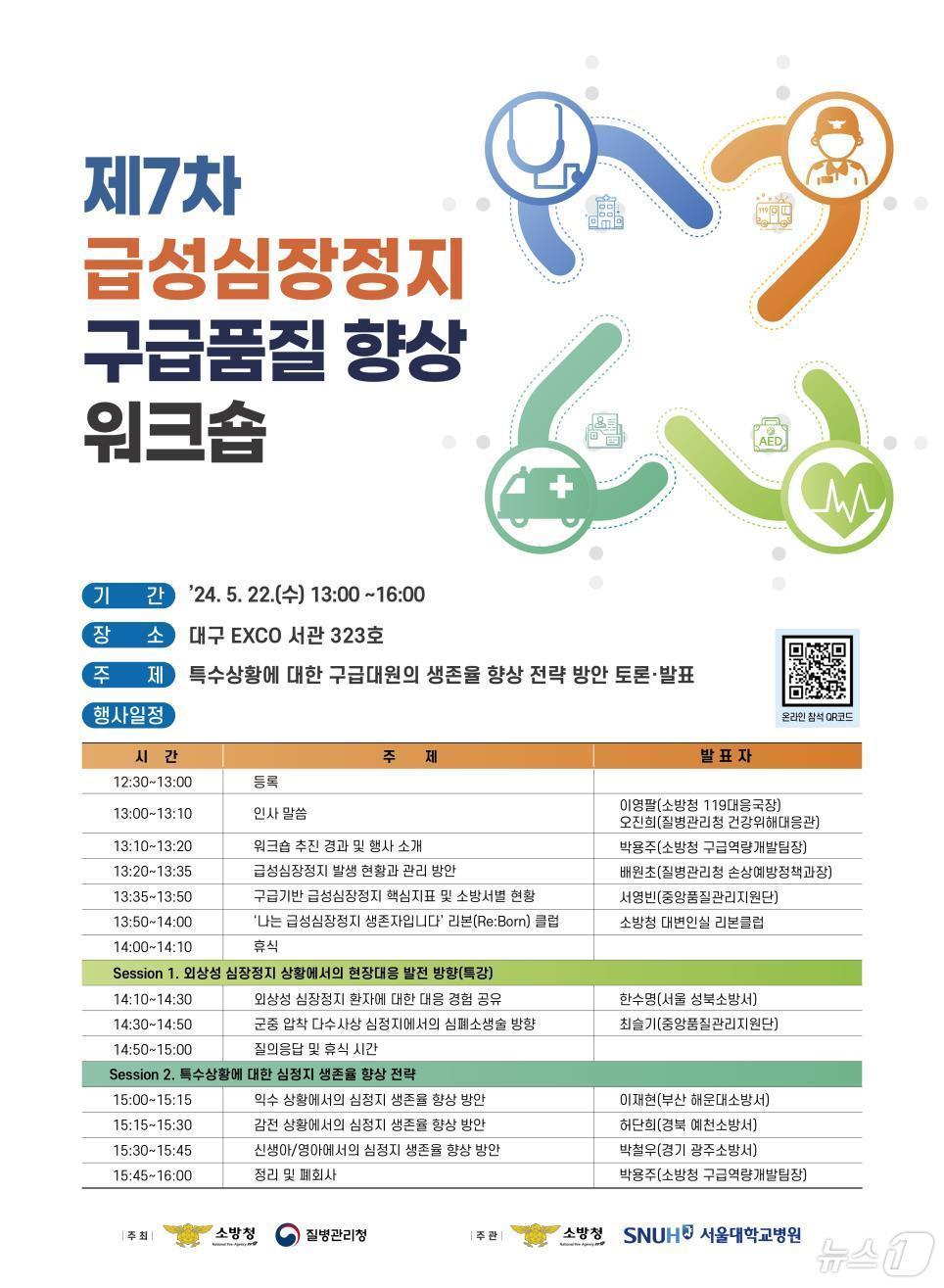 제7차 급성심장정지 구급품질 향상 워크숍. 