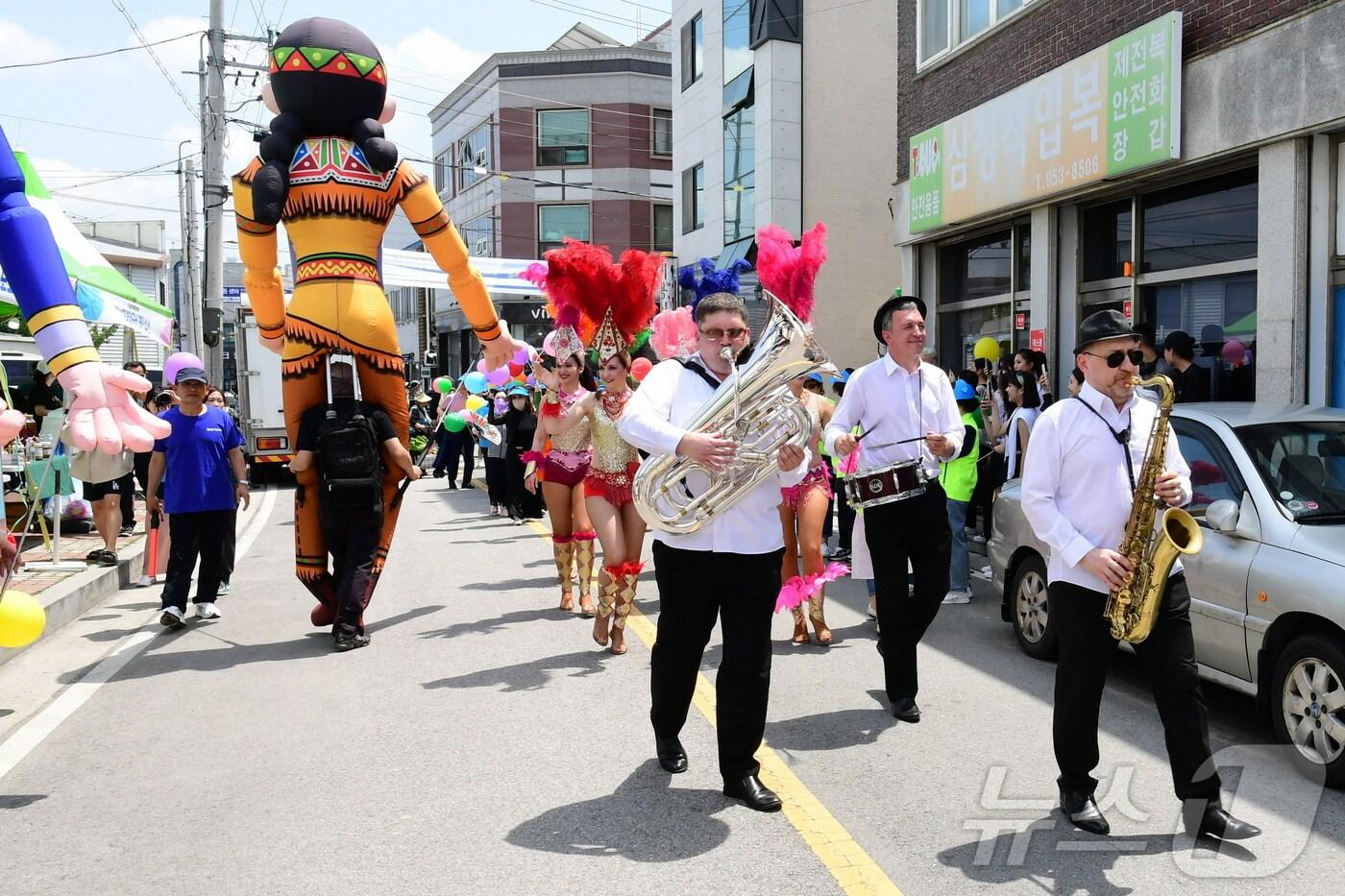 월곡동 글로벌 한마음 축제의 모습. &#40;광주 광산구 제공&#41;/뉴스1