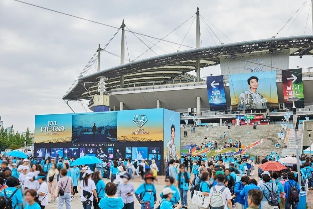 임영웅 서울월드컵경기장 콘서트&#40;물고기뮤직 제공&#41; ⓒ News1 황미현 기자