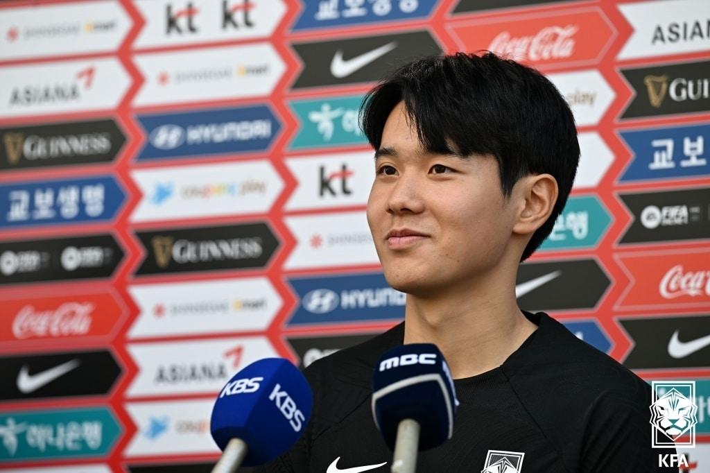 21세 이하&#40;U21&#41; 선발팀에 포함된 조진호. &#40;대한축구협회 제공&#41;