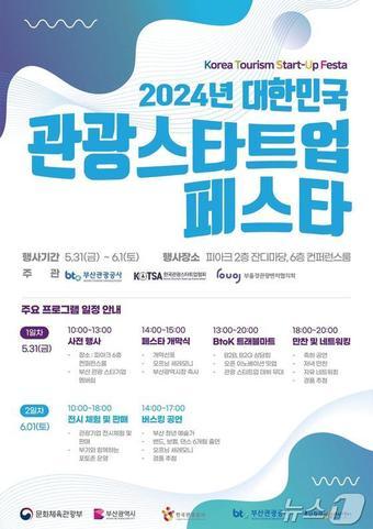 2024년 대한민국관광스타트업 페스타 홍보물&#40;부산관광공사 제공&#41;