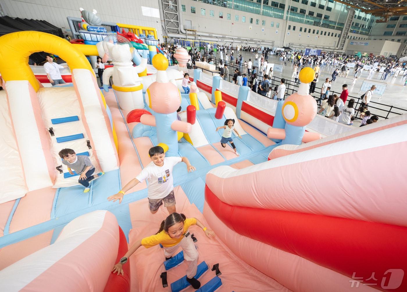 대한항공 &#39;패밀리데이&#39;&#40;Family Day&#41; 행사 모습.&#40;대한항공 제공&#41;