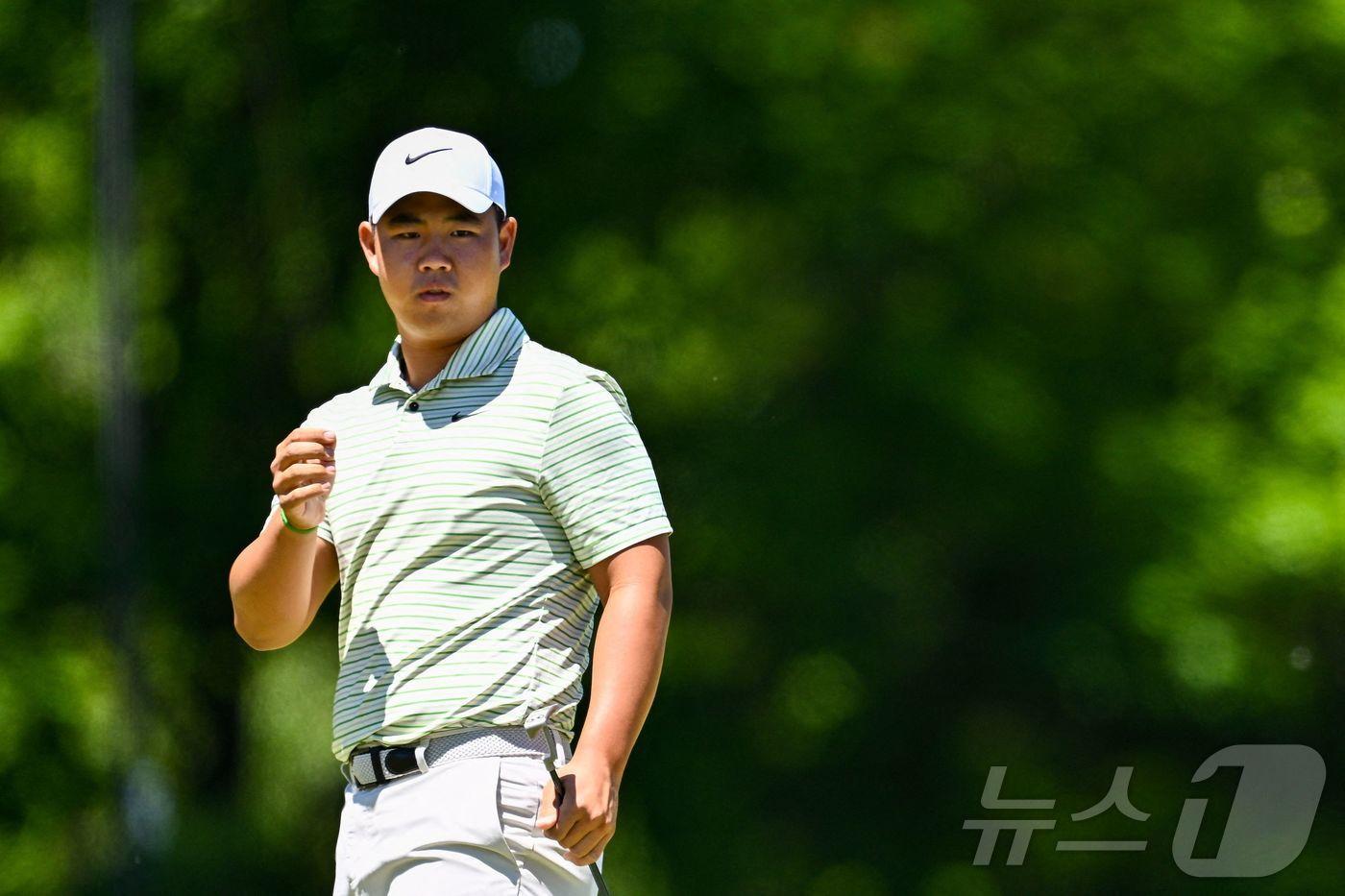 미국프로골프&#40;PGA&#41; 투어의 김주형. ⓒ AFP=뉴스1