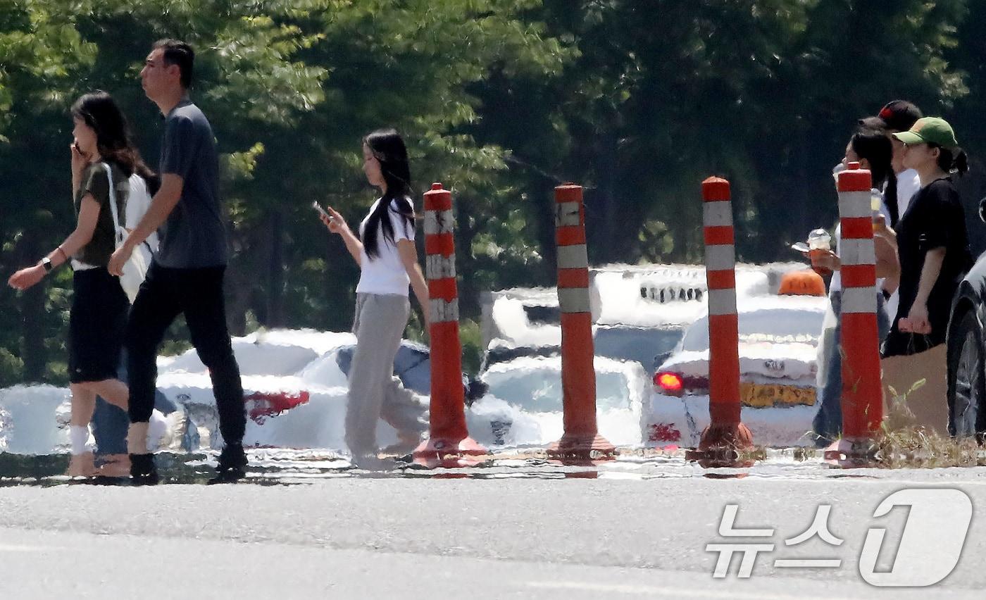 폭염에 따른 아지랑이. &#40;자료사진&#41; ⓒ News1 