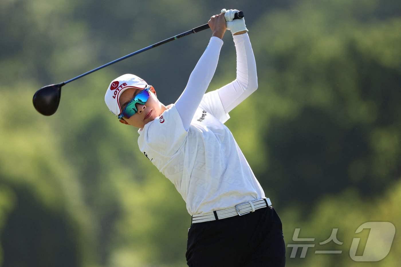 LPGA투어 시즌 첫 우승에 도전하는 김효주&#40;29·롯데&#41;. ⓒ AFP=뉴스1