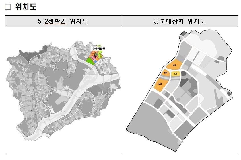 세종시 5-2생활권 공공주택용지 위치도. &#40;행복청 제공&#41; / 뉴스1 