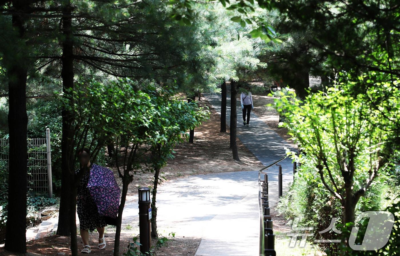 5일 충남 천안과 아산 등 5개 지역에 폭염주의보가 발효됐다. /뉴스1 ⓒ News1 오대일 기자