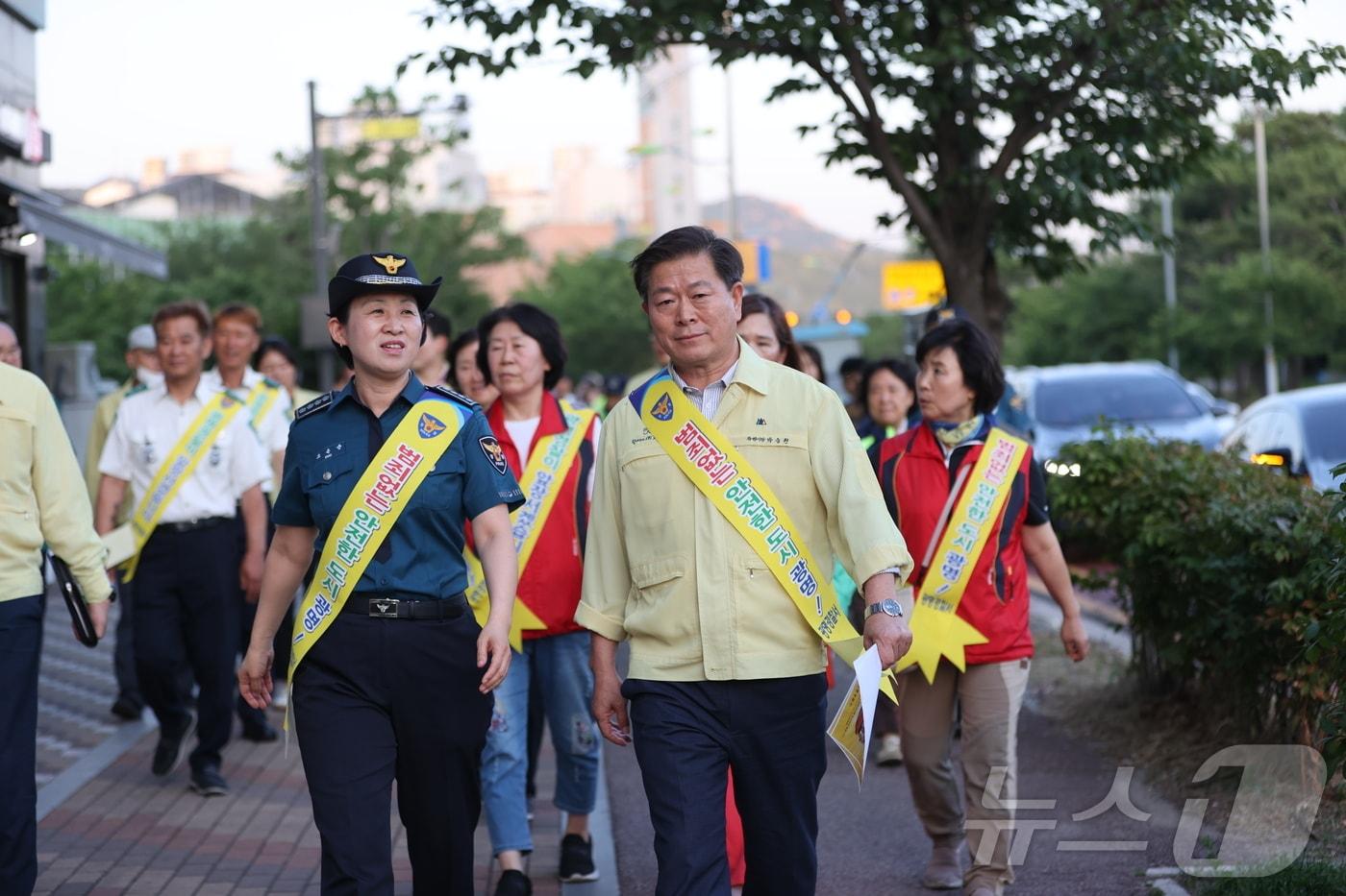 안심 순찰.&#40;광명시 제공&#41;