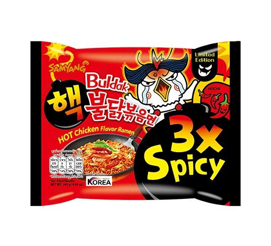 삼양식품 핵불닭볶음면 3&times;Spicy&#40;삼양식품 미국 누리집 갈무리&#41;