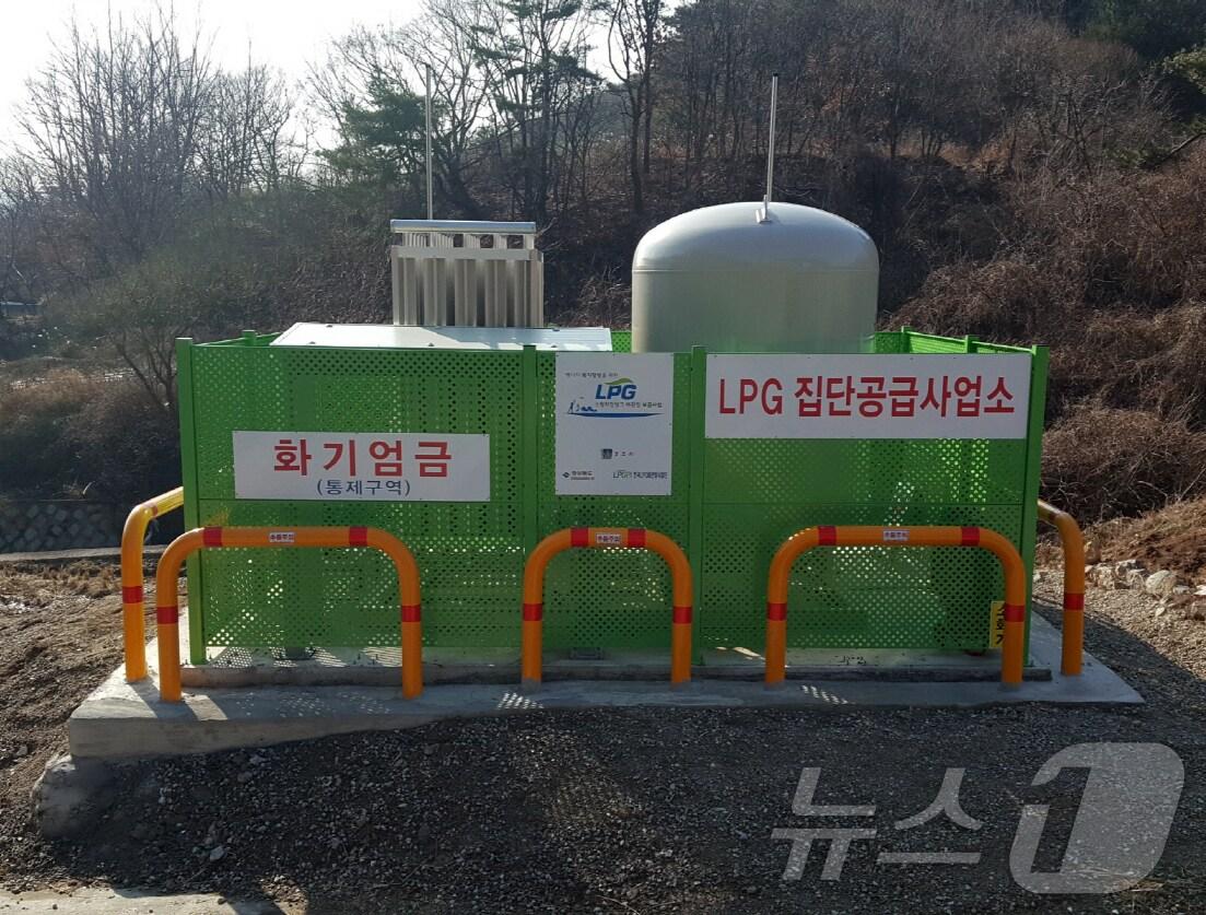 경주시가 도시가스 미공급지역에 보급하고 있는 LPG 소형저장탱크 시설.&#40;경주시 제공&#41; 2024.6.18/뉴스1 