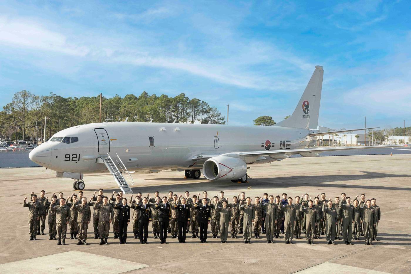 해상초계기-Ⅱ &#39;P-8A 포세이돈&#39;.&#40;해군 제공&#41;