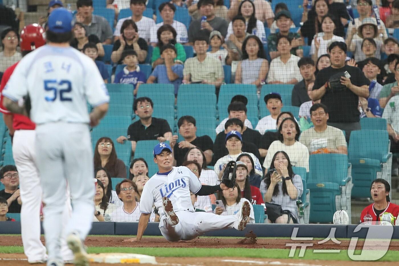 MLB 드래프트리그에 참가하는 삼성 내야수 이창용. /뉴스1 DB ⓒ News1 공정식 기자