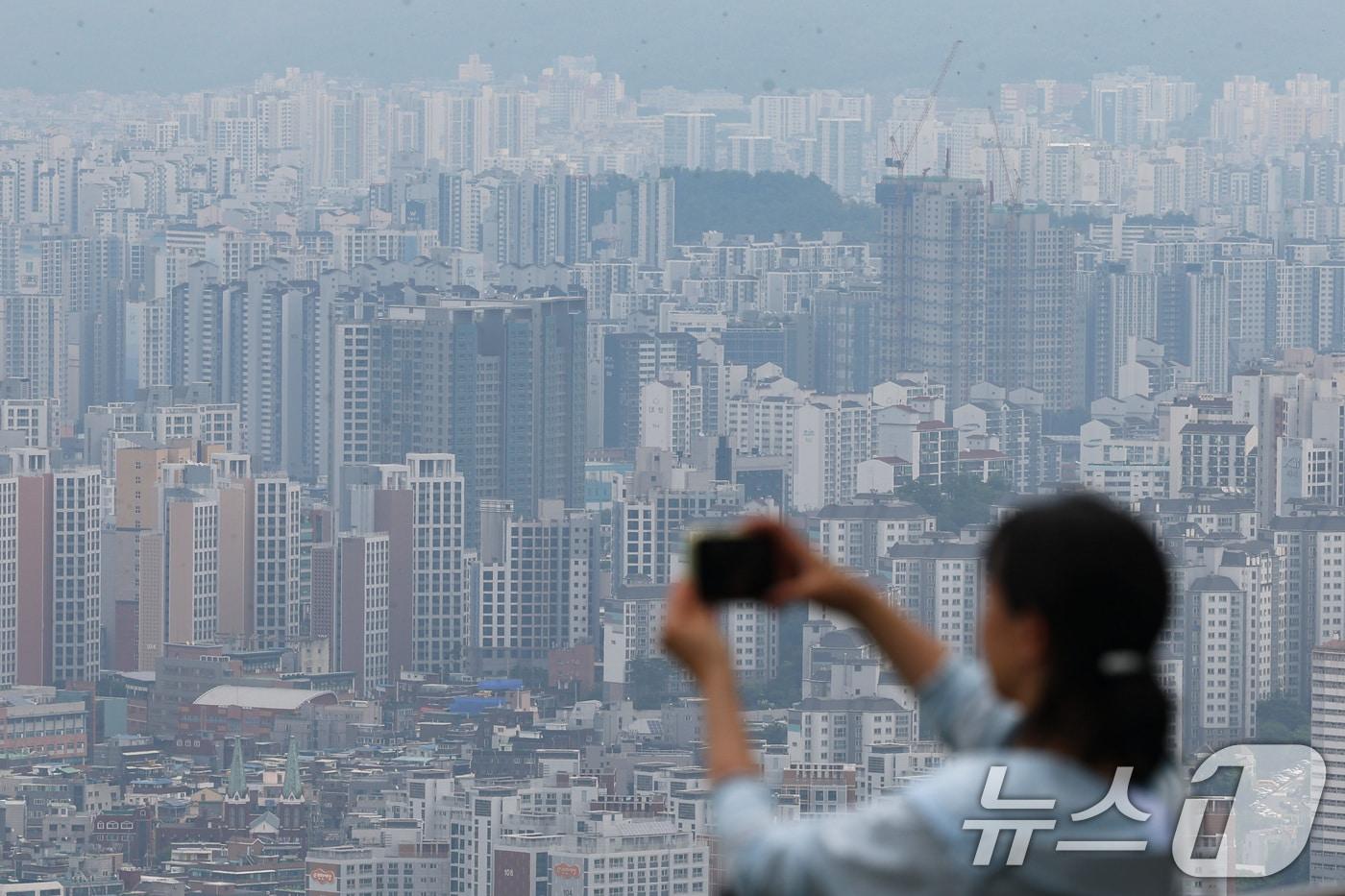 사진은 23일 서울 아파트 단지의 모습. 2024.6.23/뉴스1 ⓒ News1 신웅수 기자