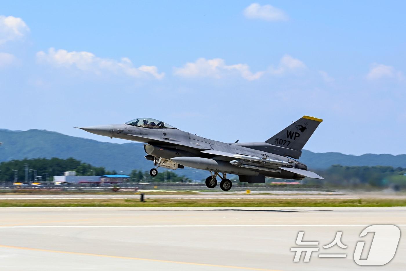 미 공군의 F-16 전투기. &#40;공군 제공&#41; 2024.6.26/뉴스1