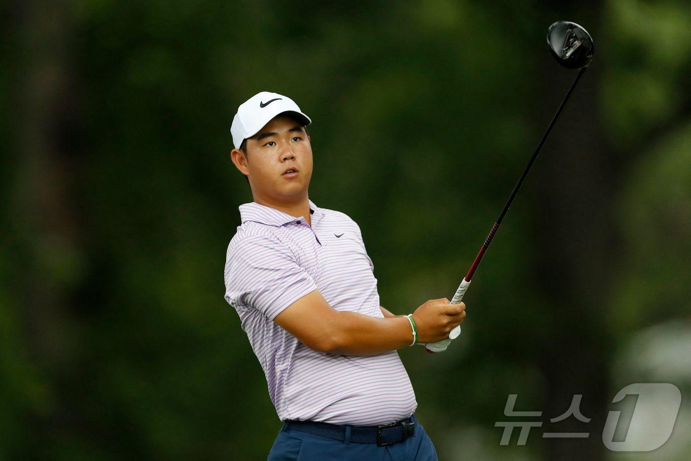 미국프로골프&#40;PGA&#41; 투어의 김주형. ⓒ AFP=뉴스1