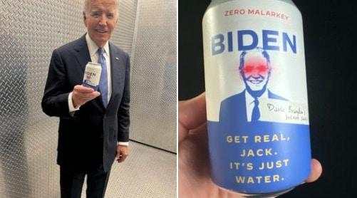 조 바이든 대선 캠프가 27일&#40;현지시간&#41; 소셜미디어 엑스&#40;X&#41;에 올린 4.6 달러 짜리 생수&#40;X &#39;Joe Biden&#39; 갈무리&#41;. 2024.06.27.