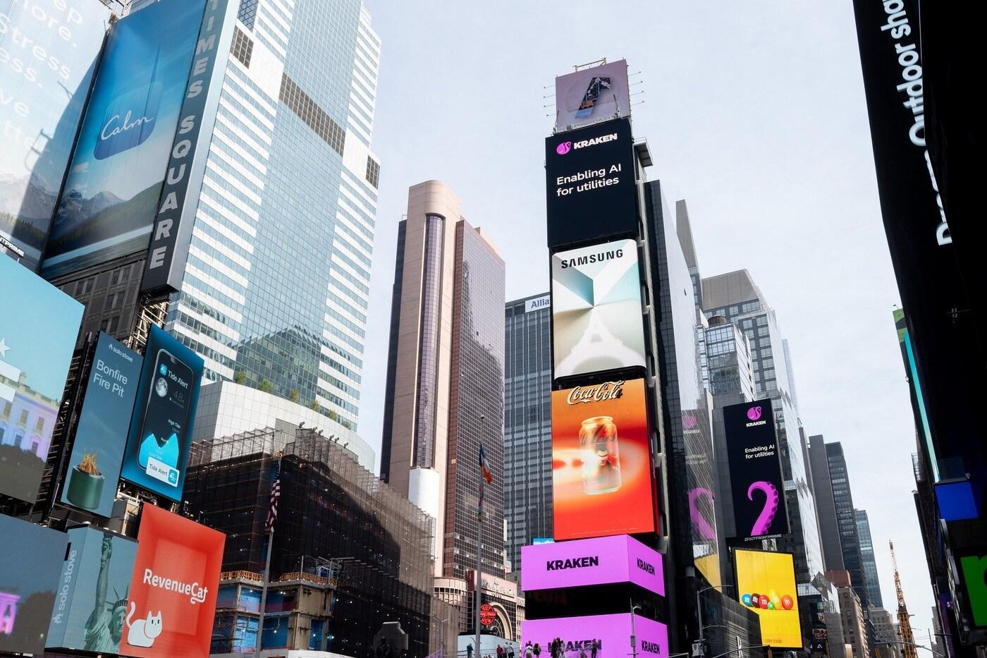 미국 뉴욕 타임스스퀘어&#40;Times Square&#41;의 &#39;갤럭시 언팩 2024&#39; 디지털 옥외 광고 &#40;삼성전자 제공&#41;