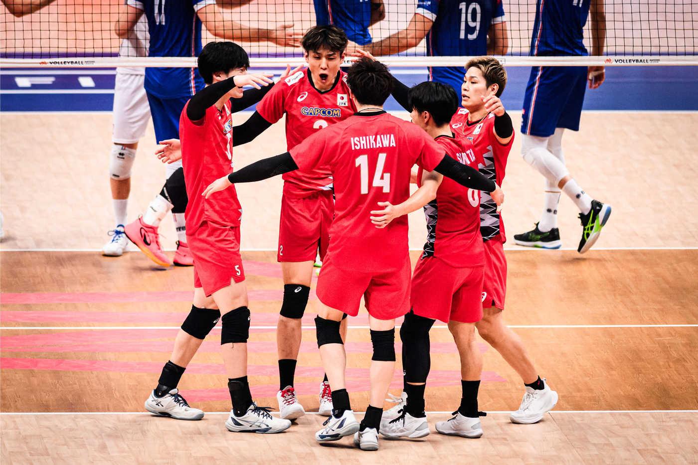 일본 남자배구가 2024 VNL에서 준우승을 차지했다 &#40;FIVB 홈페이지&#41;