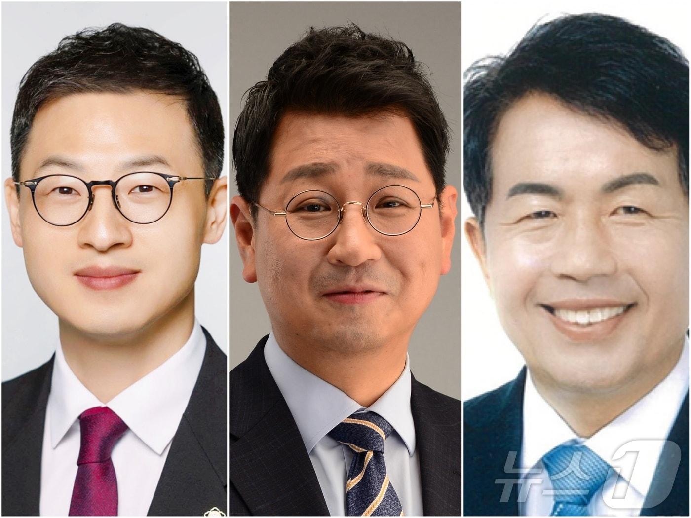 김상욱, 김태선, 윤종오 국회의원&#40;왼쪽부터&#41;.