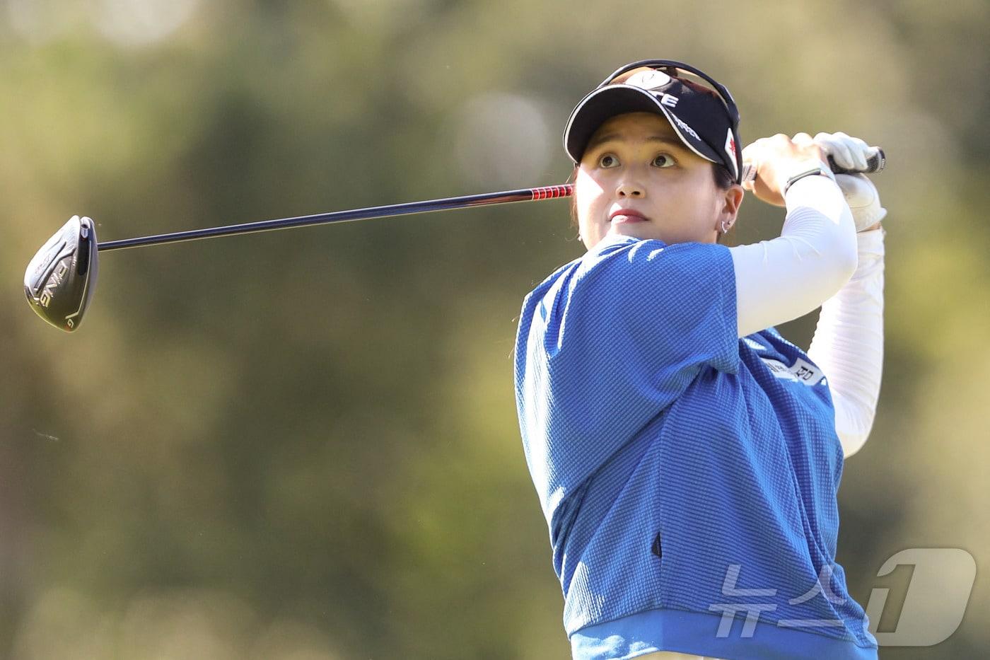 최혜진&#40;25·롯데&#41;이 LPGA투어 다나 오픈 2라운드에서 공동 5위에 올랐다. ⓒ AFP=뉴스1