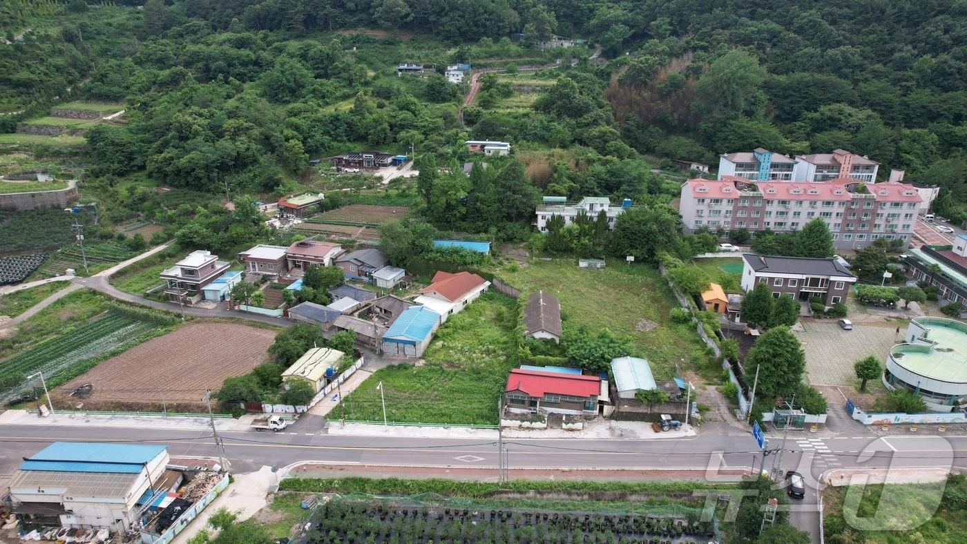 의령군 유스호스텔 건립 예정 부지&#40;의령군 제공&#41;..