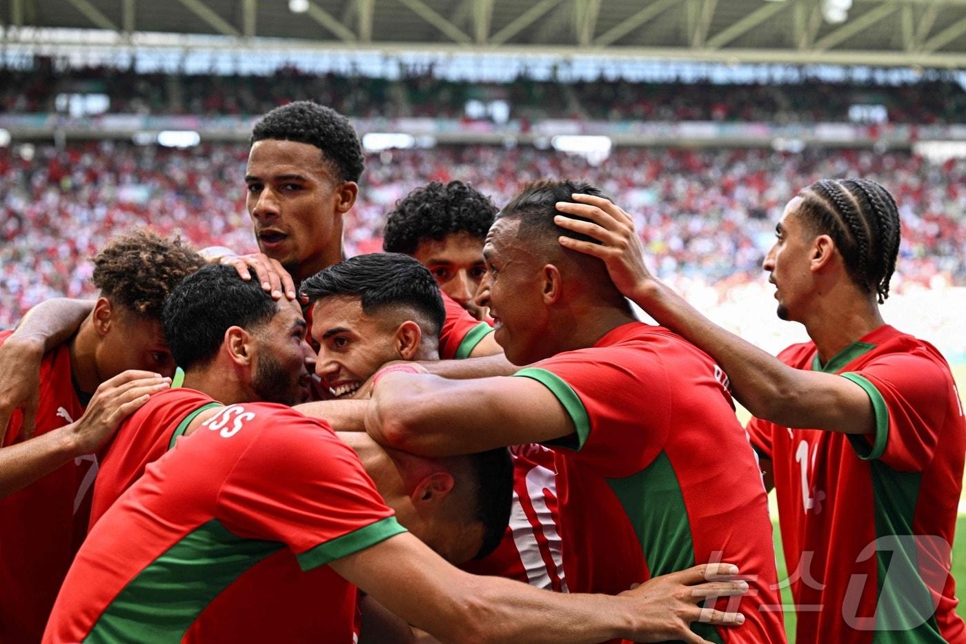 모로코가 아르헨티나를 2-1로 꺾었다. ⓒ AFP=뉴스1